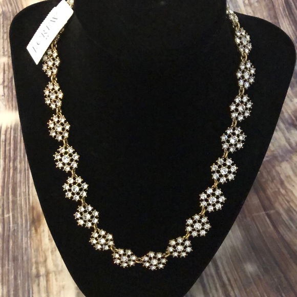 J. Crew Jewelry - J.Crew snowflake jeweled necklace
